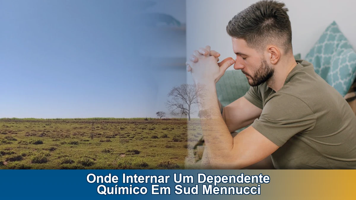 Onde internar um dependente químico em Sud Mennucci